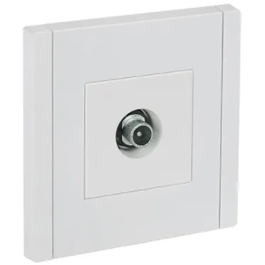 FORTE@PIANO Розетка TV проходная FP229 белый IEK