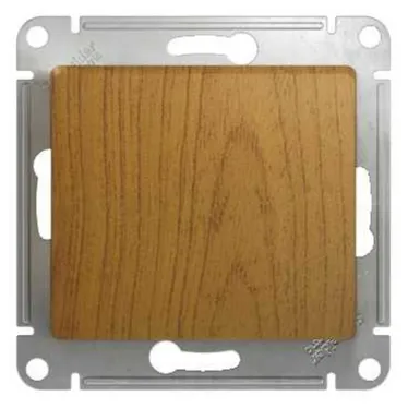 GLOSSA Кнопка нажимная дуб в рамку схема 1