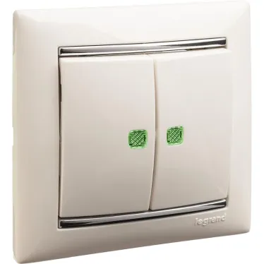 VALENA Рамка 1 пост жемчужная