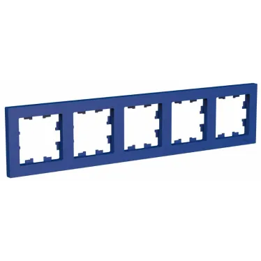 ATLASDESIGN рамка пятипостовая, универсальная, АКВАМАРИН