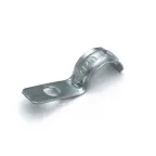 Скоба металлическая однолапковая усиленная противопожарная СМОУ d14-15 мм отв. d 6,5 мм (100 шт/уп)