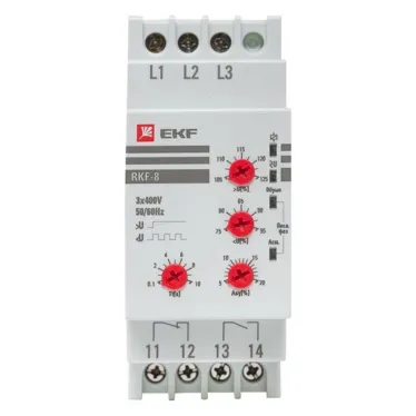 Реле контроля фаз многофункциональное