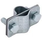 Зажим соединительный параллельный пруток-стержень оцинкованная сталь