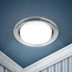 Светильник под лампу Gx53,220V, 13W,серебро/хром KL35 SL/CH