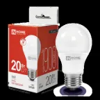 Лампа светодиодная LED-A60-VC 20Вт 230В Е27 4000К 1800Лм | 4690612020303 | IN HOME