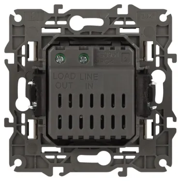 Светорегулятор поворотно-нажимной, 400ВА 230В, Эра Elegance, шампань,14-4101-04