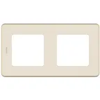 Рамка 2 поста INSPIRIA слоновая кость