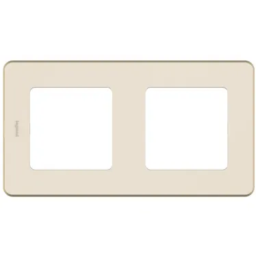 Рамка 2 поста INSPIRIA слоновая кость