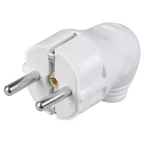 Евровилка угловая белая 16А