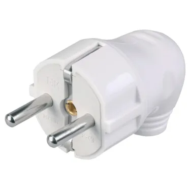 Евровилка угловая белая 16А