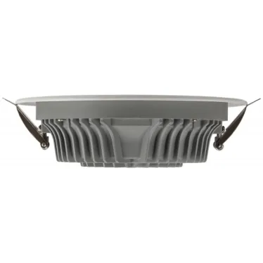 Светильник даунлайт светодиодный SDL-10-90-30K-W30 встраиваемый круглый 30Вт 3000K 2700Лм 190х190х57