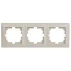 Рамка на 3 поста, СУ, Solo, сл.кость, 4-503-02