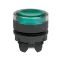 Головка кнопки OptiSignal D22 A5-PL-3 с подсветкой зеленая пластик ZB5AW333