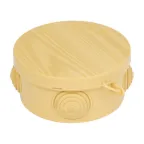 Коробка распаячная КМР-040-039 с крышкой (93х43) 4 мембранных ввода светлое дерево IP54 PROxima