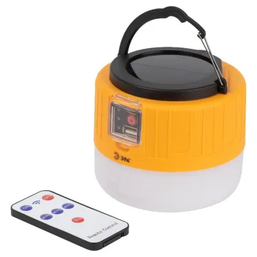 Фонарь кемпинговый светодиодный KA-601 Пегас аккумуляторный, на солнечной батарее + дистанционный пульт