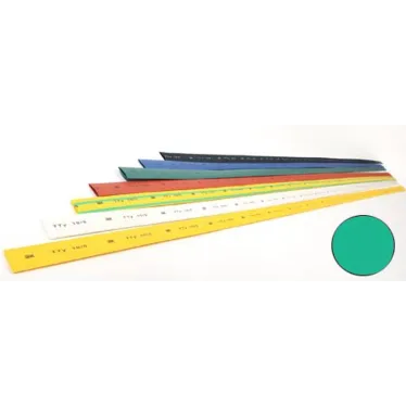 Трубка термоусаживаемая ТТУ 6/3 зеленая (1м)