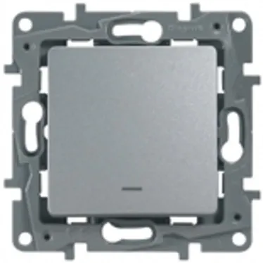 Выключатель одноклавишный, с подсветкой/индикацией, автоматические клеммы 10 AX 250