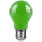 Лампа светодиодная LED 3вт Е27 зеленый шар