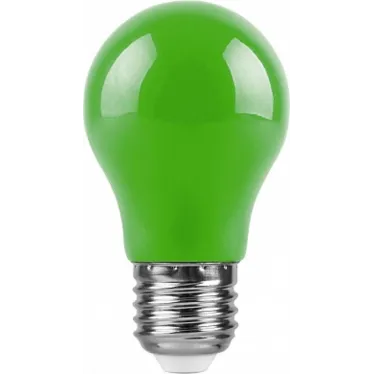 Лампа светодиодная LED 3вт Е27 зеленый шар