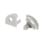 Заглушка ARH-KANT-16R с отверстием (ARL, Пластик)