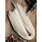 Трубка термоусаживаемая ТУТ нг 40/20 белая в отрезках по 1м PROxima