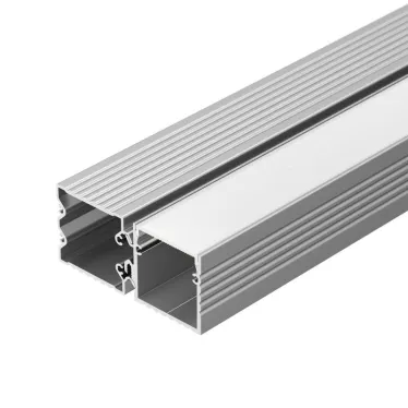 Профиль с экраном ALU-BASE-PW35S-2000 ANOD+FROST AG (металл)