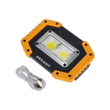 Фонарь прожекторный NEW AGE, 3 режима, в противоударном корпусе, с функцией Power bank