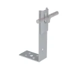 Угловой держатель зажимной для прутка D 5-8 мм H60 мм HD