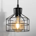 Подвес PL9 BK металл, E27, max 60W, d160 мм, черный (16/144)