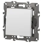 Переключатель, 10АХ-250В, Эра Elegance, белый,14-1103-01