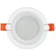 Светильник светодиодный встраиваемый ДВО 1620 со стеклом круг 6Вт 4000К IP20