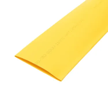 Термоусаживаемая трубка 60,0 30,0 мм, желтая, упаковка 10 шт. по 1 м, REXANT