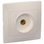 КВАРТА Розетка телевизионная бежевая