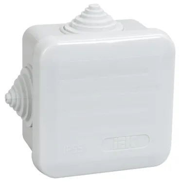 Коробка распределительная КМ41236 70х70х40мм IP44 для наружного монтажа