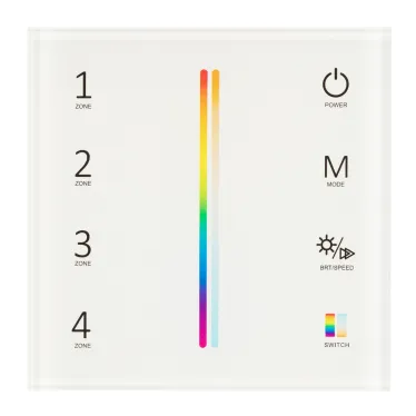 Панель Sens SMART-P55-MULTI White (3V, 4 зоны, 2.4G) | 028309 | Arlight