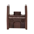 Угол внутренний (15х10) (4 шт) Plast под темное дерево