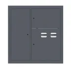 Щит этажный 2 кв. слаботочка слева RAL7016 (1000х950х150) EKF PROxima