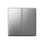 ARTGALLERY 2-клавишный переключатель, сх.6/2, 10АХ, механизм, сталь