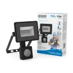 Прожектор светодиодный Gauss Elementary LED 10W 700lm IP65 6500К с датчиком движения | 628511310 | Gauss