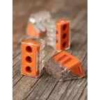 Клемма СМК 773-173 (с пастой) 3 отверстия 2.5-6.0мм2 (уп.50шт.) PROxima