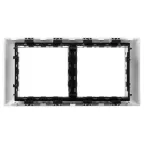 Avanti Рамка-суппорт для In-liner Front серебрист ый металлик 4модуля