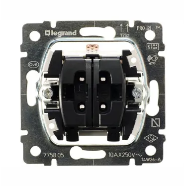 Galea Life Механизм выключателя двухклавишного PRO21