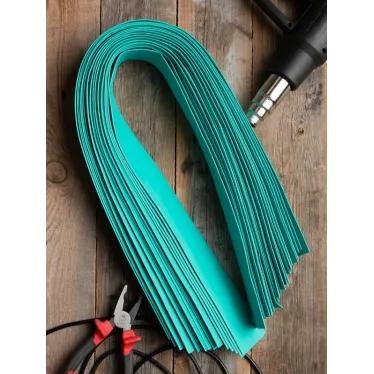 Трубка термоусаживаемая ТУТ нг 30/15 зеленая в отрезках по 1м PROxima