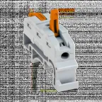 Строительно-монтажная клемма СМК 222-421 на DIN-рейку проходная 1 полюс 0,08-4мм2 (25шт.) PROxima