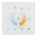 INTELLIGENT ARLIGHT Сенсорная панель DALI-901-11-4G-4SC-MIX-DT8-IN White (BUS/230V) (IARL, IP20 Пластик, 3 года) | 037198 | Arlight