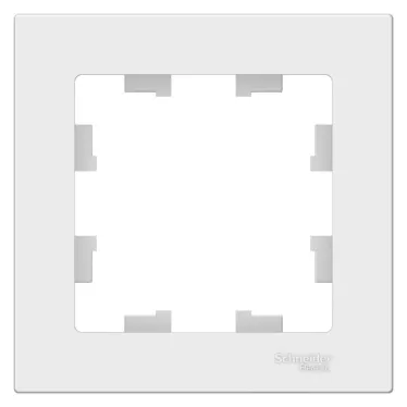 Рамка однопостовая ATLASDESIGN белый