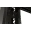 Организатор кабельный вертикальный. 32U для шкафов TTR. TTB. стоек ORK2A. ORL1. ширина 89мм. высота пальцев 106мм с крышками и кронштейнами. черный