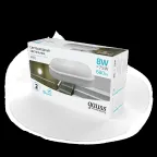 Светильник светодиодный ДБП 8 Вт 680 лм 4000К AC 220В Белый IP65 овал 160х90х46мм Пластик ЖКХ Elementary Gauss