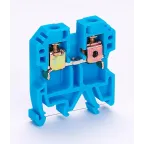 Зажим наборный 50А 6 мм.кв ЗН-101 синий