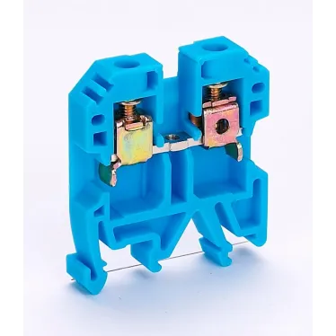 Зажим наборный 50А 6 мм.кв ЗН-101 синий